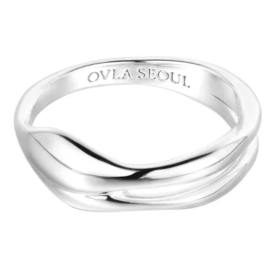 texture daily line ring JR008_silver