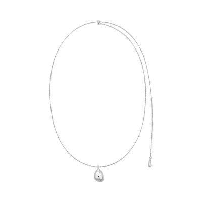 [프로미스나인 이채영 착용]dewdrop glow pendant necklace: White