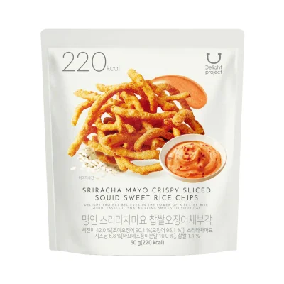 명인 스리라차마요 찹쌀오징어채부각 50g