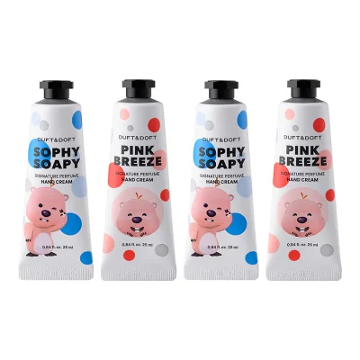 잔망루피 시그니처 퍼퓸 핸드크림 소피소피+핑크브리즈 25ml*4개 세트