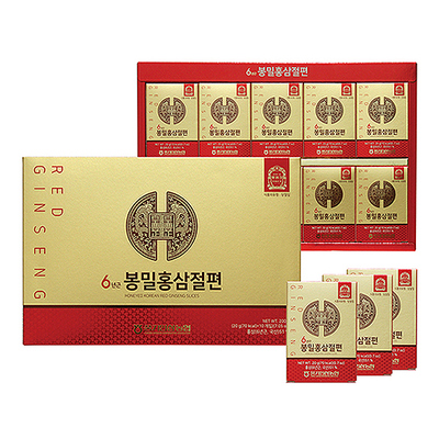 6년근 봉밀홍삼절편 10P HONEYED KOREAN RED GINSENG SLICES