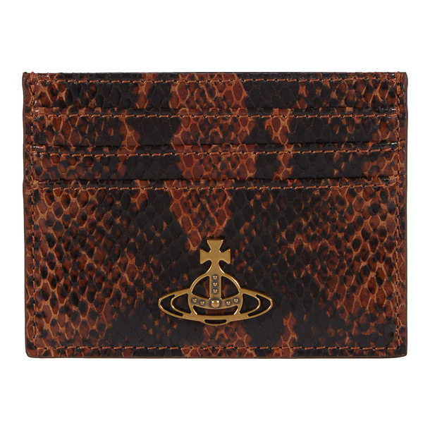 Vivienne Westwood正規品/送料関税込み Flat Card Wallet Vivienne Westwood: ブラック Flat カードケース | SSENSE 日本