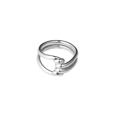 [925 silver] Cinq.silver.225 / lacet ring