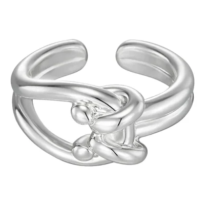 [권진아 착용] linked circle ring: White