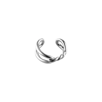 Cinq.803 / mini ripple ring (silver)
