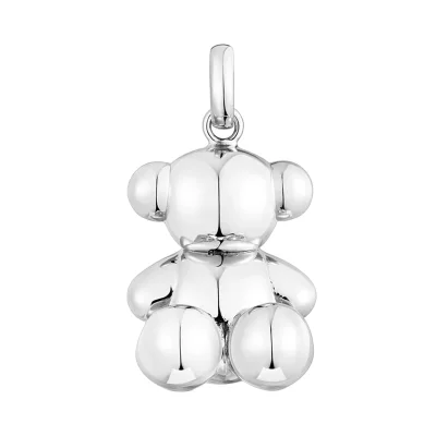 TOUS JEWE Large silver Bear pendant