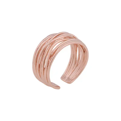 [정은지,이현이,허성범 착용] #Rose Gold/어반 멀티 레이어 오픈 반지