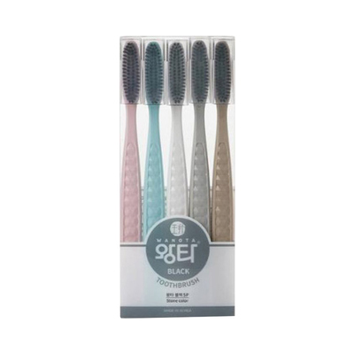 왕타 블랙 5P 칫솔