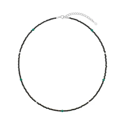 [sv925] Lime drop beads necklace