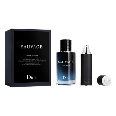 DIOR SAUVAGE SET (EAU DE PARFUM AND TRAVEL SPRAY)