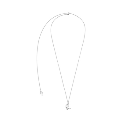 [프로미스나인 나경 착용]pretzel pendant necklace : White