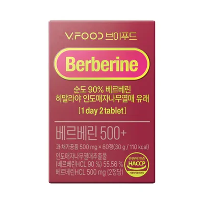 브이푸드 베르베린 500+ 60정