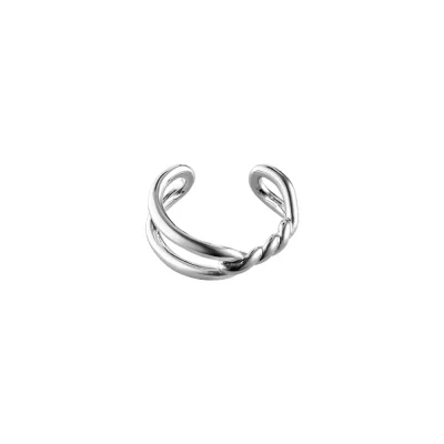 Cinq.804 / ripple ring (silver)