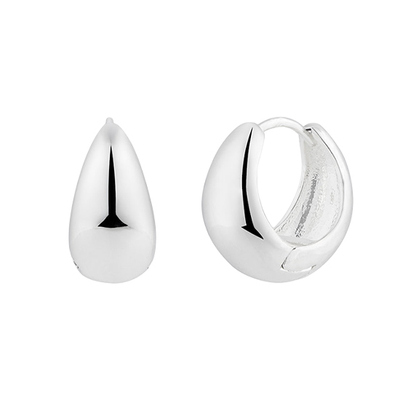 one touch earring_001 JE001_L_SILVER