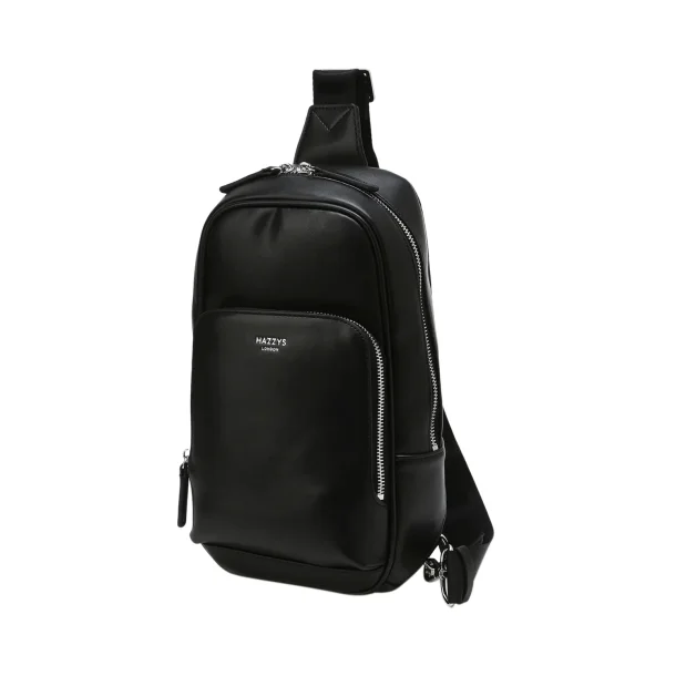 Hazzys Backpack with 2 Front Zip Pocket for Unisex Use Hazzys Kids Harry Big Logo Backpack Crossbag Set Navy  main image 4