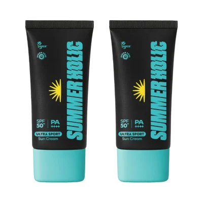 썸머홀릭 울트라 스포츠 선크림 50ml SPF50+ PA++++ 2개 세트