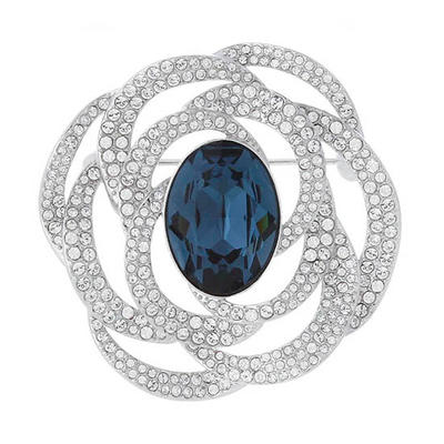 BARRETT:BROOCH MONT/CRY/RHS