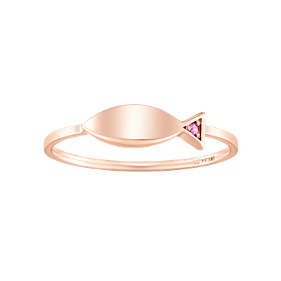 J.Livera LUCKY FISH 14K 반지 3호 JJJTRN3BF040R4030
