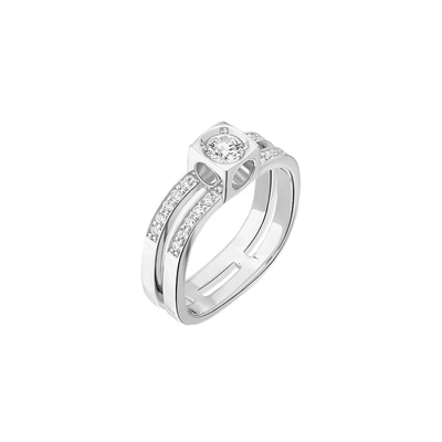 딘반 르 큐브 디아망(Le Cube Diamant) 반지(화이트/51) 208912