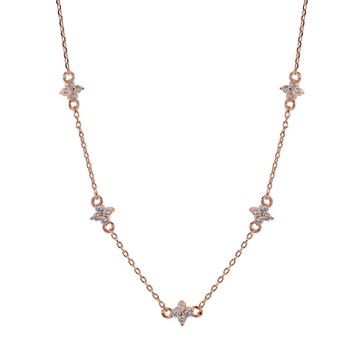 Flower choker necklace