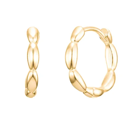 Frank gold earring