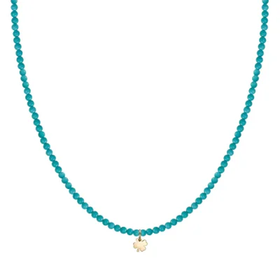 #mint / Clover necklace