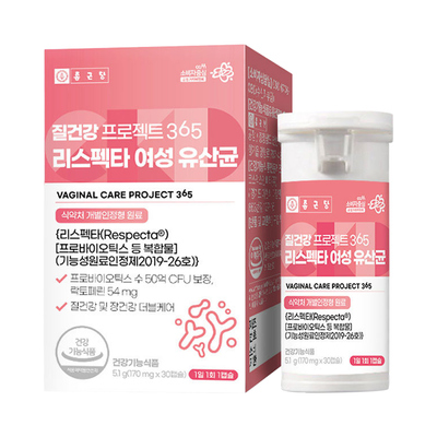 질건강프로젝트365 리스펙타 여성 유산균