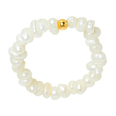 GOLD POINT PEARL RING