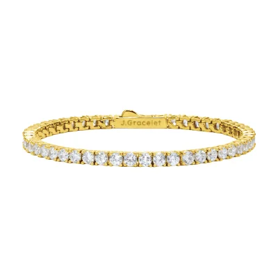 Tennis White Bracelet GD