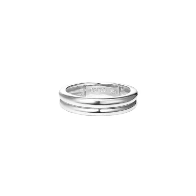 [925 silver] Cinq.silver.226 / lisse ring