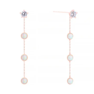 Aura Line Drop Earring