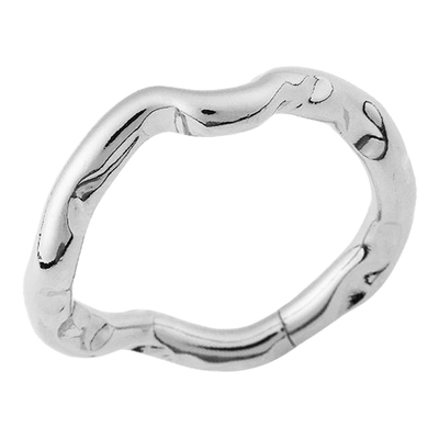 [공지호,한예지,권진아 착용]#Silver/리플 오르가닉 반지