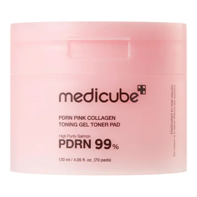 PDRN 핑크콜라겐 토닝 겔토너패드 120ml