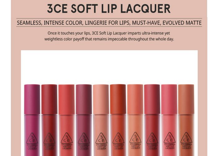 Son Kem Li 3ce Soft Lip Lacquer Mau Change Mode Tone đỏ Nhung Shopee Việt Nam
